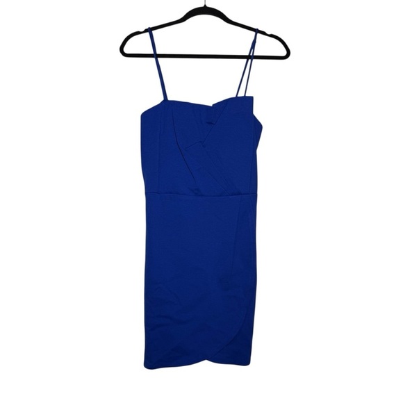 Lulu's Dresses & Skirts - Lulus Royal Blue Midi Sheath Dress Size Large NWT Lined Crepe Chest Sleeveless